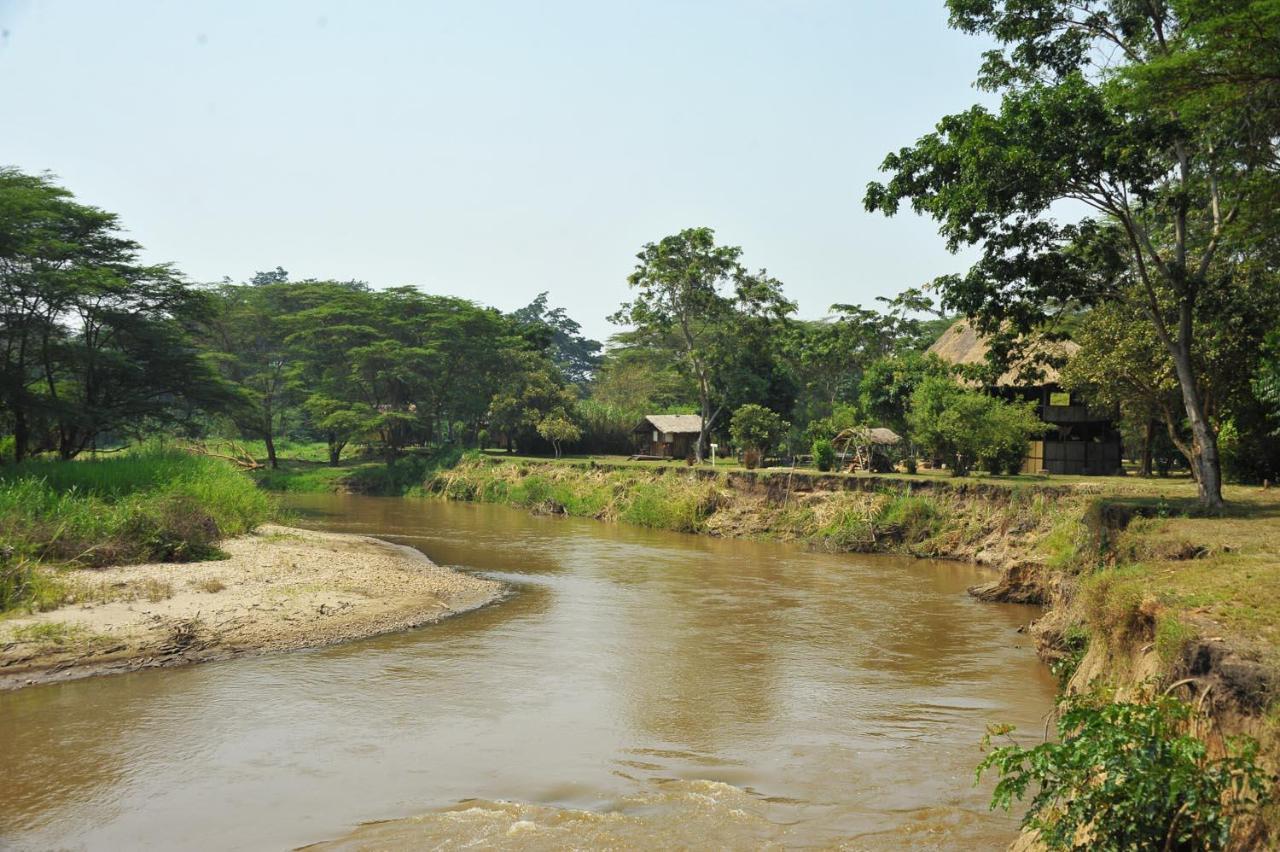 Bullbush River Camp Kihihi Bagian luar foto