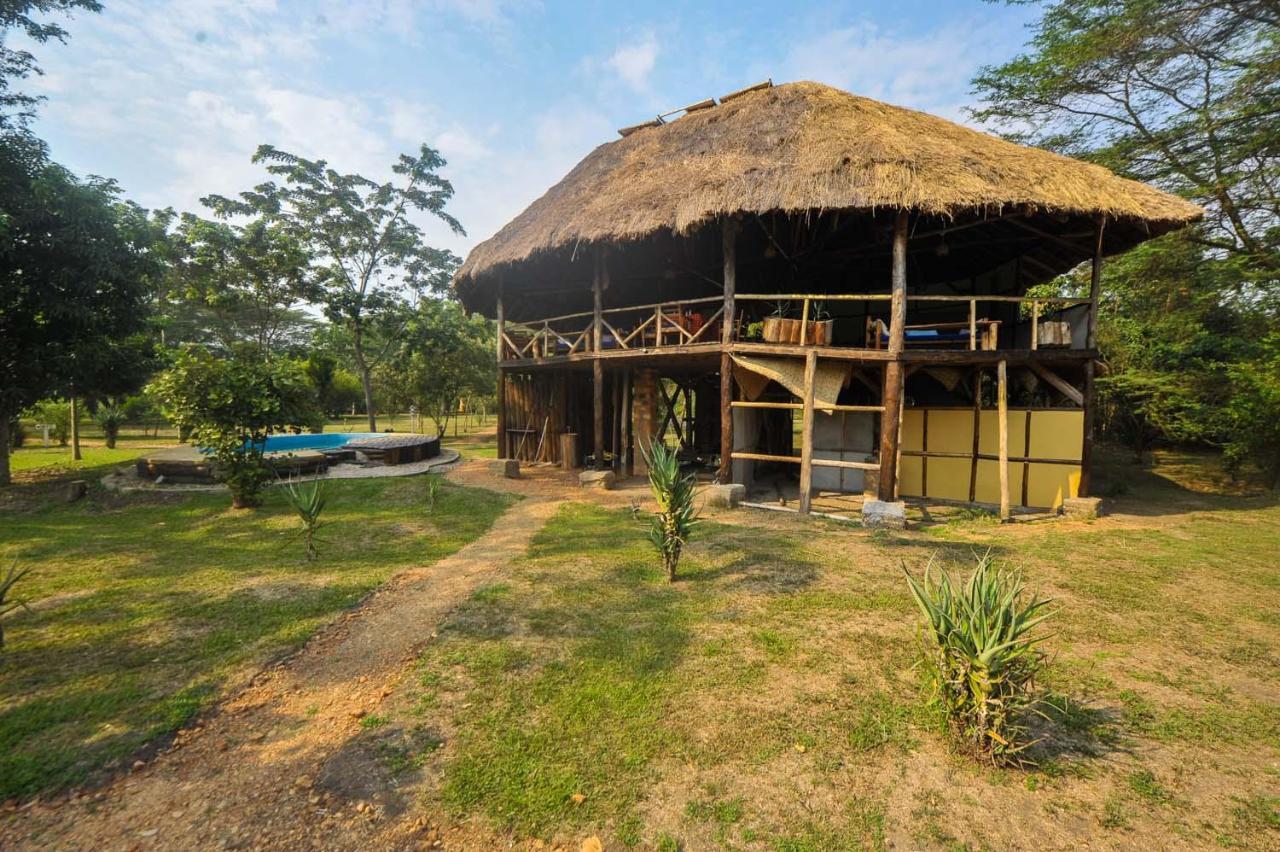 Bullbush River Camp Kihihi Bagian luar foto