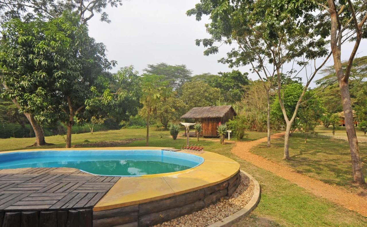 Bullbush River Camp Kihihi Bagian luar foto