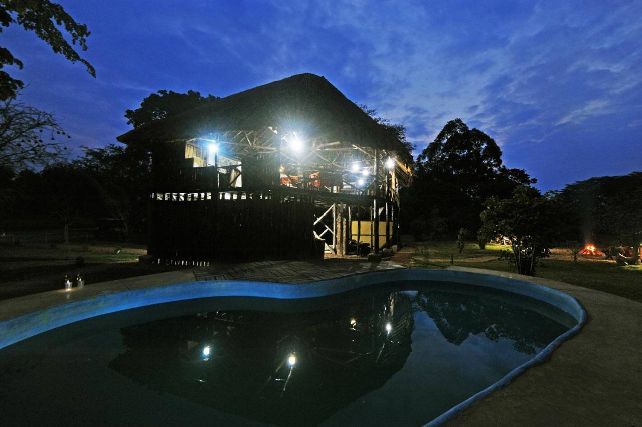Bullbush River Camp Kihihi Bagian luar foto