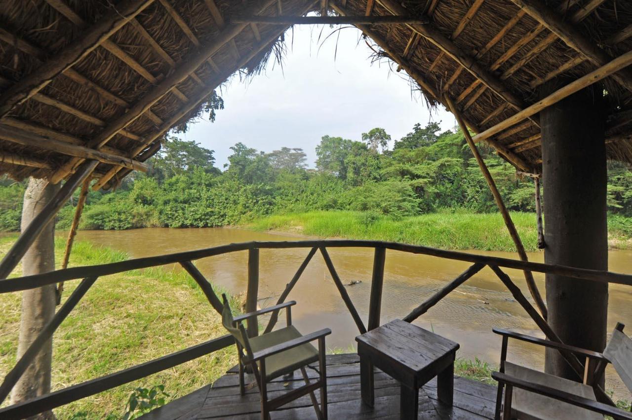 Bullbush River Camp Kihihi Bagian luar foto